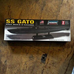 Lindberg Model Kit SS Gato Military Submarine 1/240 Sealed Box